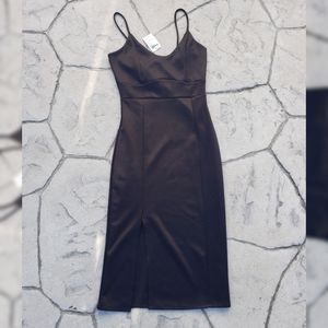 Charlotte Russe Little Black Dress Front Slit S